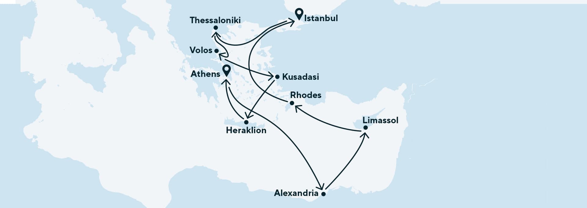 14 nights Mediterranean cruise on Celestyal Journey 
from IST 
