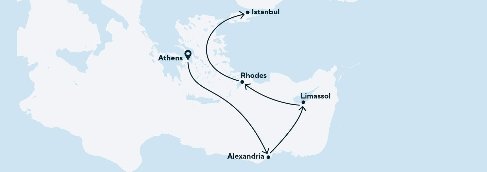 7 nights Mediterranean cruise on Celestyal Journey 
from PIR to IST 