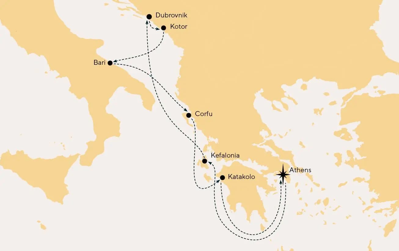 7 nights Mediterranean cruise on Celestyal Journey 
from PIR 