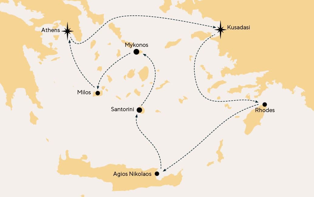 7 nights Mediterranean cruise on Celestyal Journey 
from PIR 
