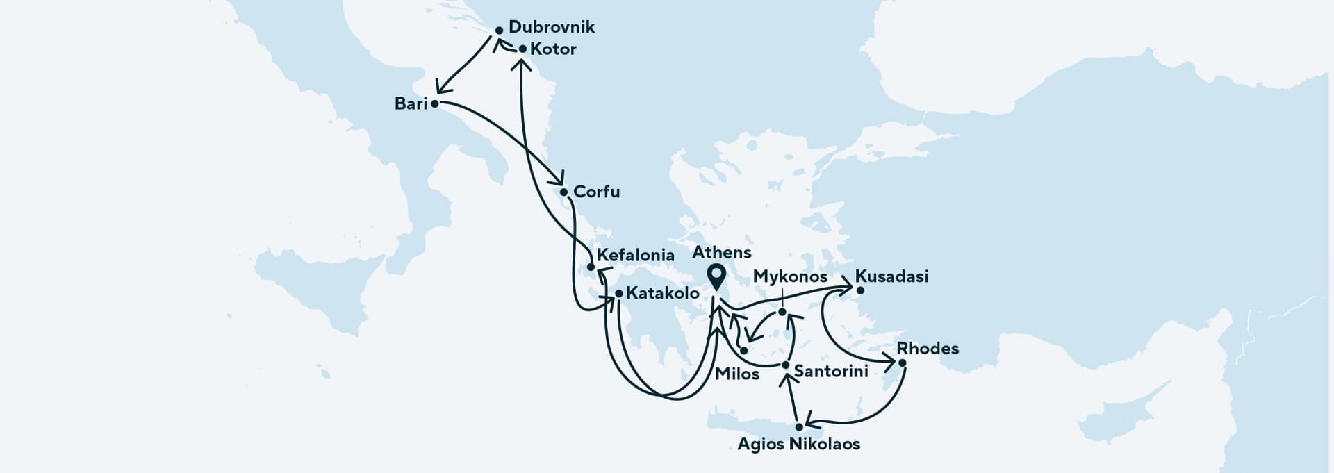 14 nights Mediterranean cruise on Celestyal Journey 
from PIR 
