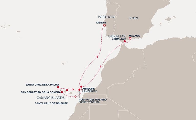 9 nights Mediterranean cruise on EXPLORA I 
from 🇪🇸 Málaga to 🇵🇹 Lisbon 
