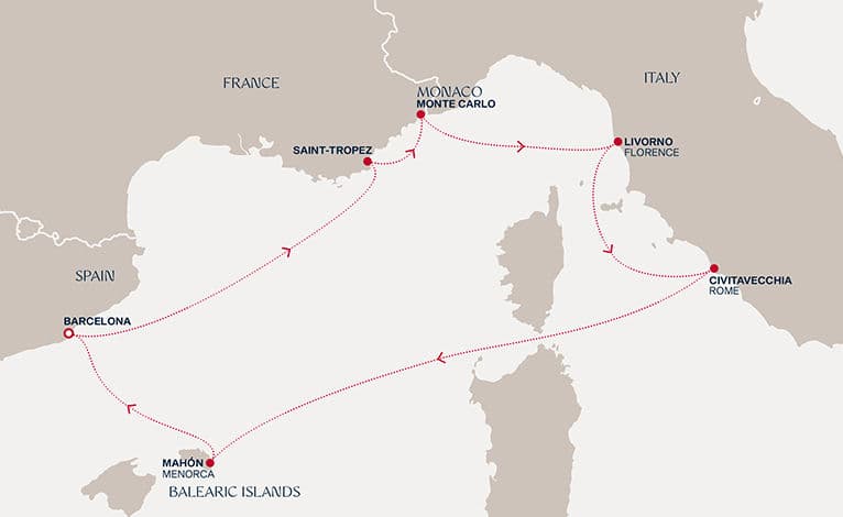 7 nights Mediterranean cruise on EXPLORA II 
from 🇪🇸 Barcelona 