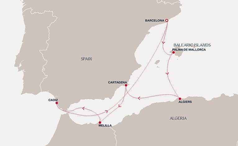 7 nights Mediterranean cruise on EXPLORA II 
from 🇪🇸 Barcelona 