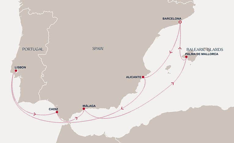 9 nights Mediterranean cruise on EXPLORA II 
from 🇪🇸 Barcelona 