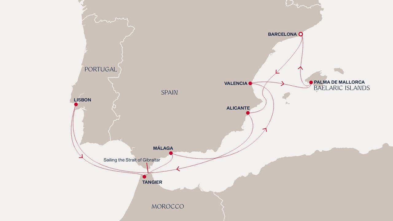 10 nights Mediterranean cruise on EXPLORA I 
from 🇪🇸 Barcelona 
