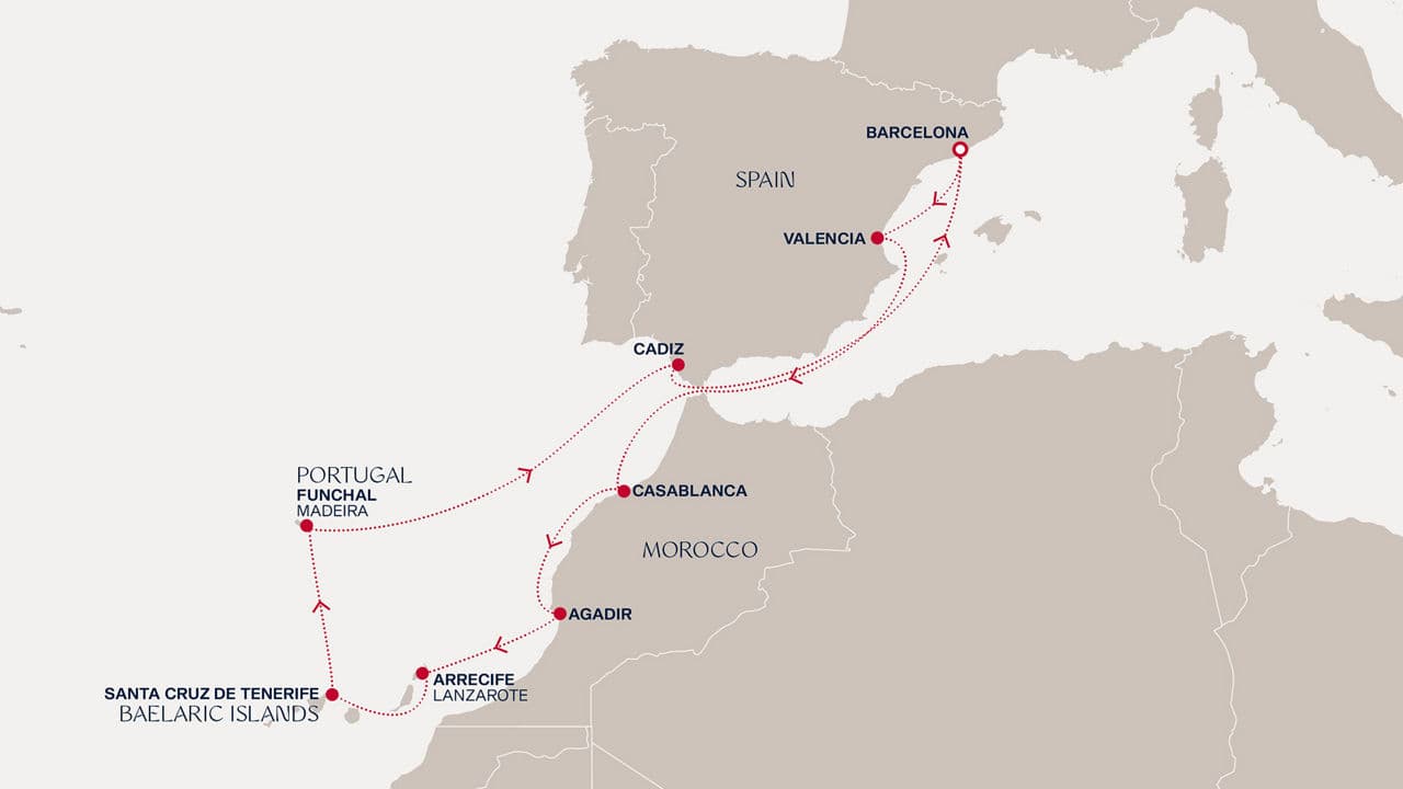 11 nights Mediterranean cruise on EXPLORA I 
from 🇪🇸 Barcelona 