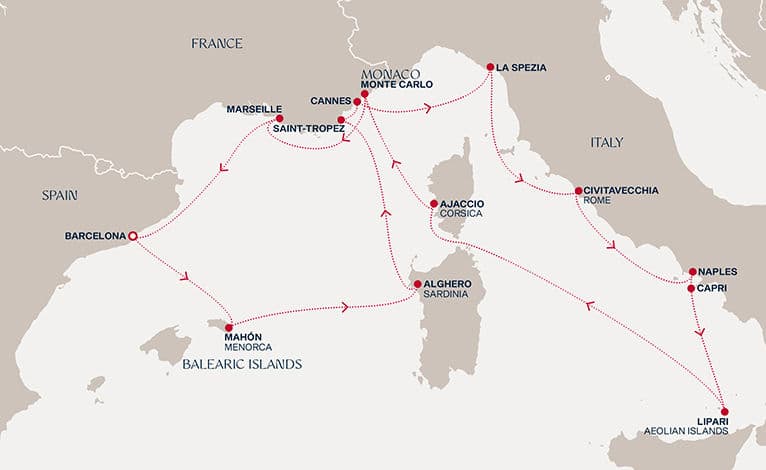 14 nights Mediterranean cruise on EXPLORA I 
from 🇪🇸 Barcelona 