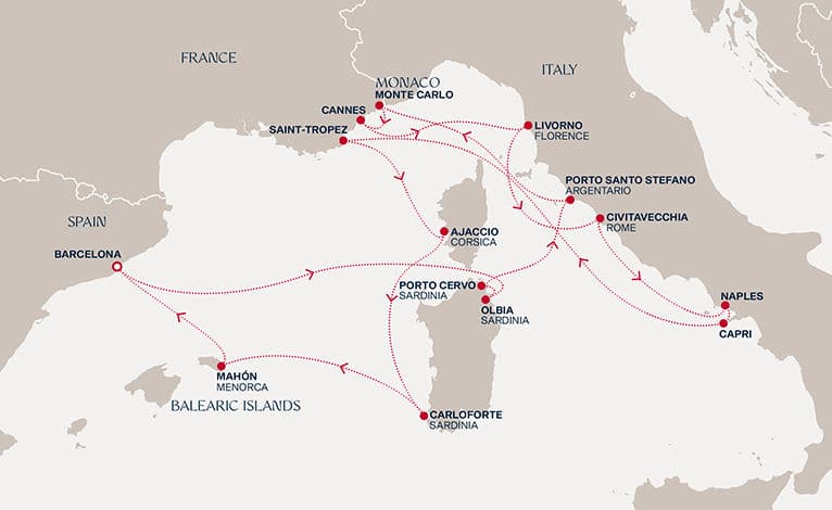 14 nights Mediterranean cruise on EXPLORA II 
from 🇪🇸 Barcelona 