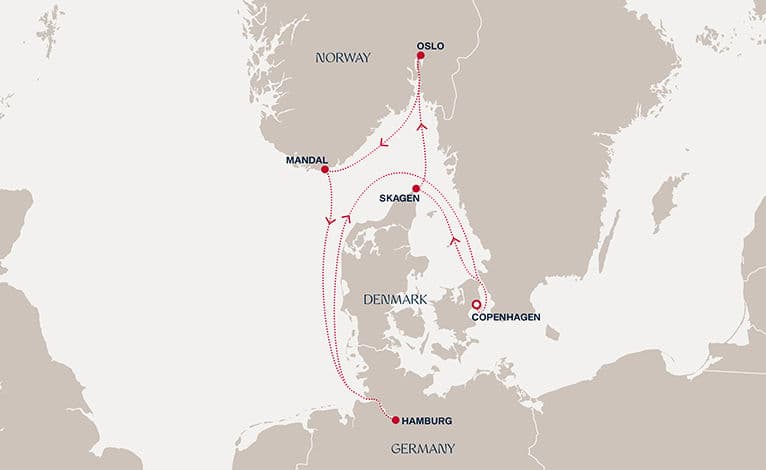 7 nights North European cruise on EXPLORA V 
from 🇩🇰 Copenhagen 