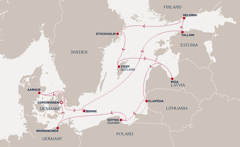 14 nights North European cruise on EXPLORA V 
from 🇩🇰 Copenhagen 