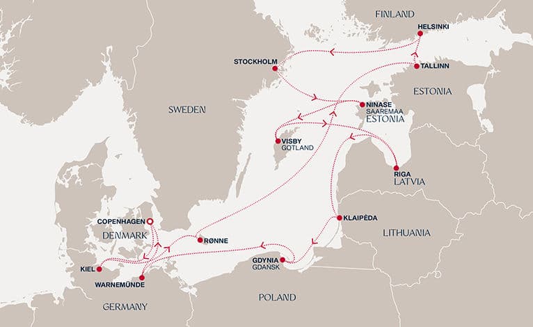 14 nights North European cruise on EXPLORA V 
from 🇩🇰 Copenhagen 