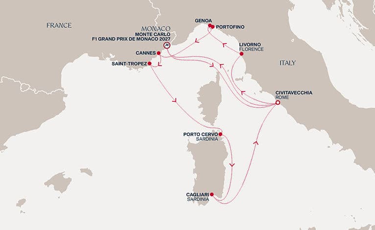 15 nights Mediterranean cruise on EXPLORA I 
from 🇮🇹 Civitavecchia 