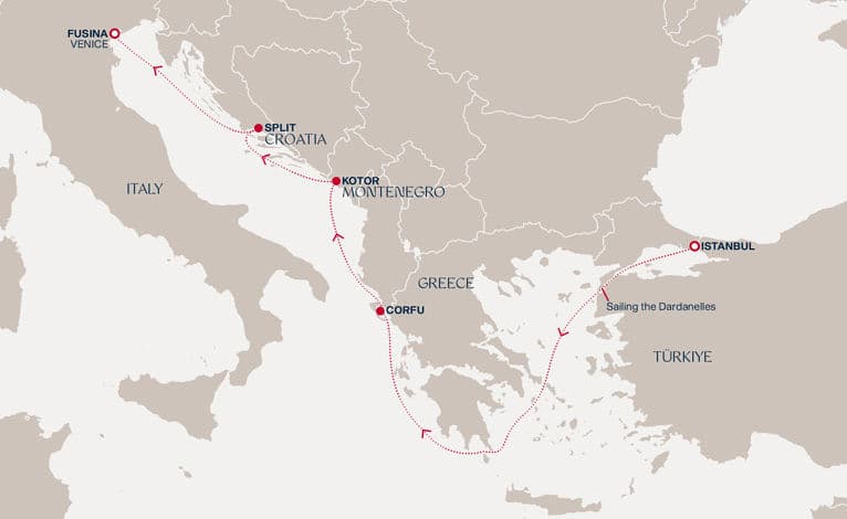 6 nights Mediterranean cruise on EXPLORA II 
from 🇹🇷 Istanbul to 🇮🇹 Fusina 