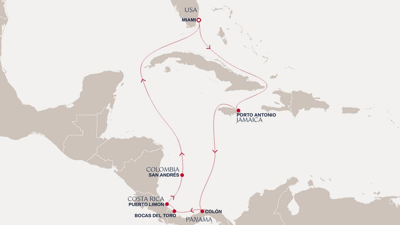 10 nights Caribbean cruise on EXPLORA II 
from 🇺🇸 Miami 