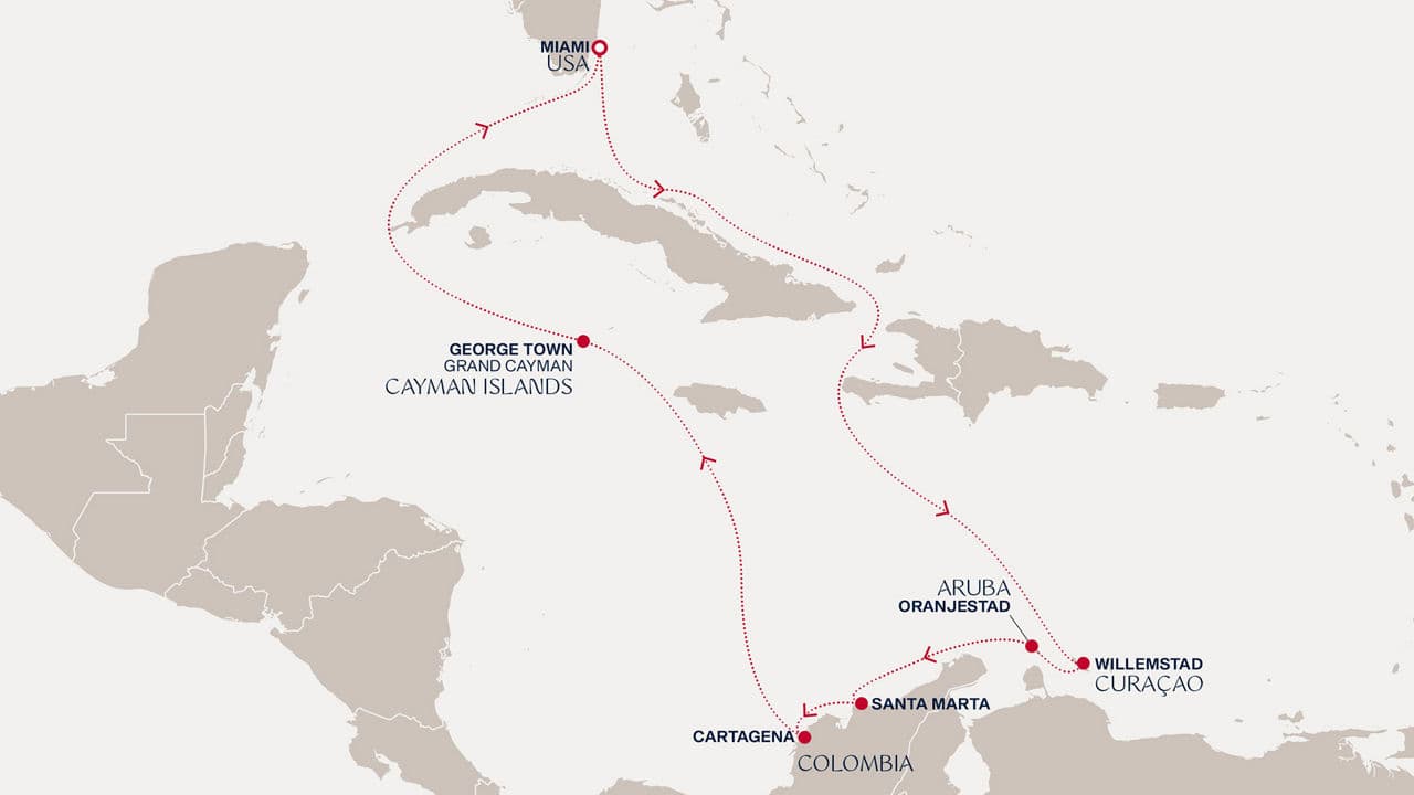 10 nights Caribbean cruise on EXPLORA II 
from 🇺🇸 Miami 