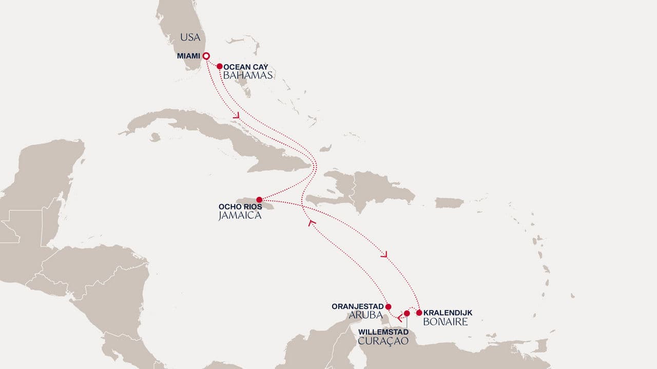 10 nights Caribbean cruise on EXPLORA IV 
from 🇺🇸 Miami 