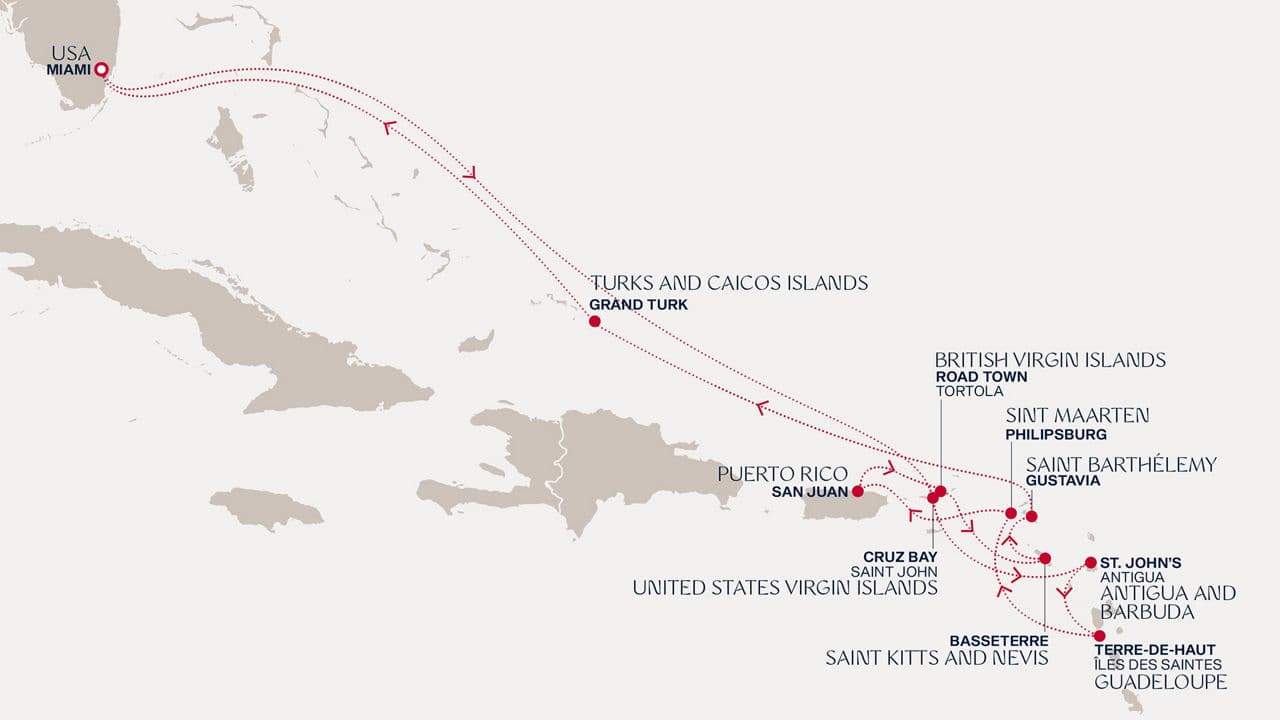 14 nights Caribbean cruise on EXPLORA III 
from 🇺🇸 Miami 