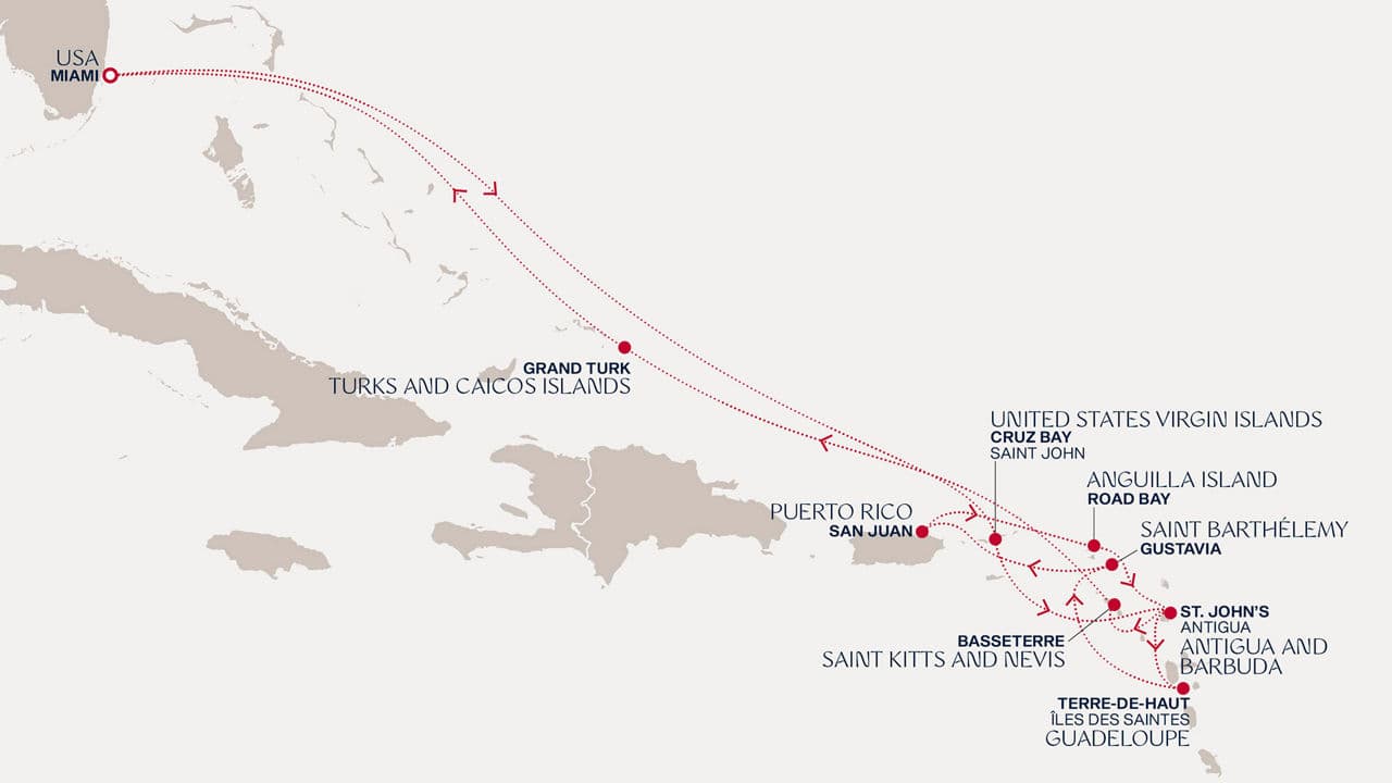 14 nights Caribbean cruise on EXPLORA III 
from 🇺🇸 Miami 