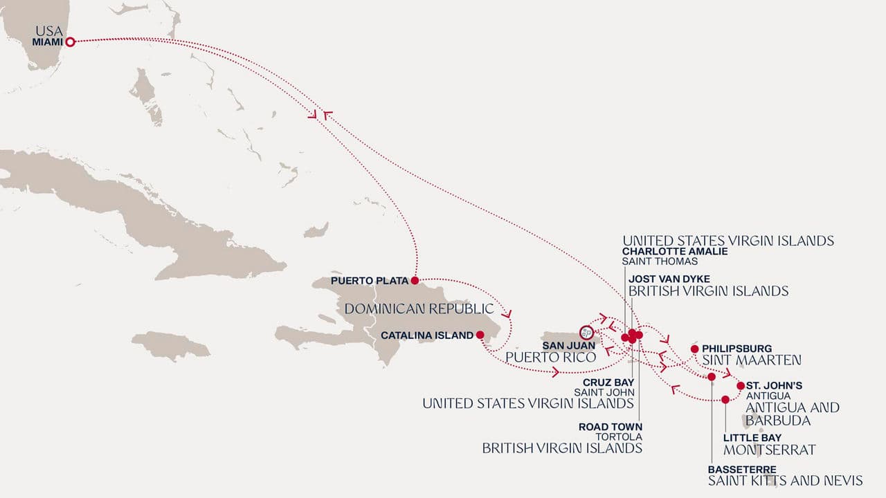15 nights Caribbean cruise on EXPLORA I 
from 🇺🇸 Miami 