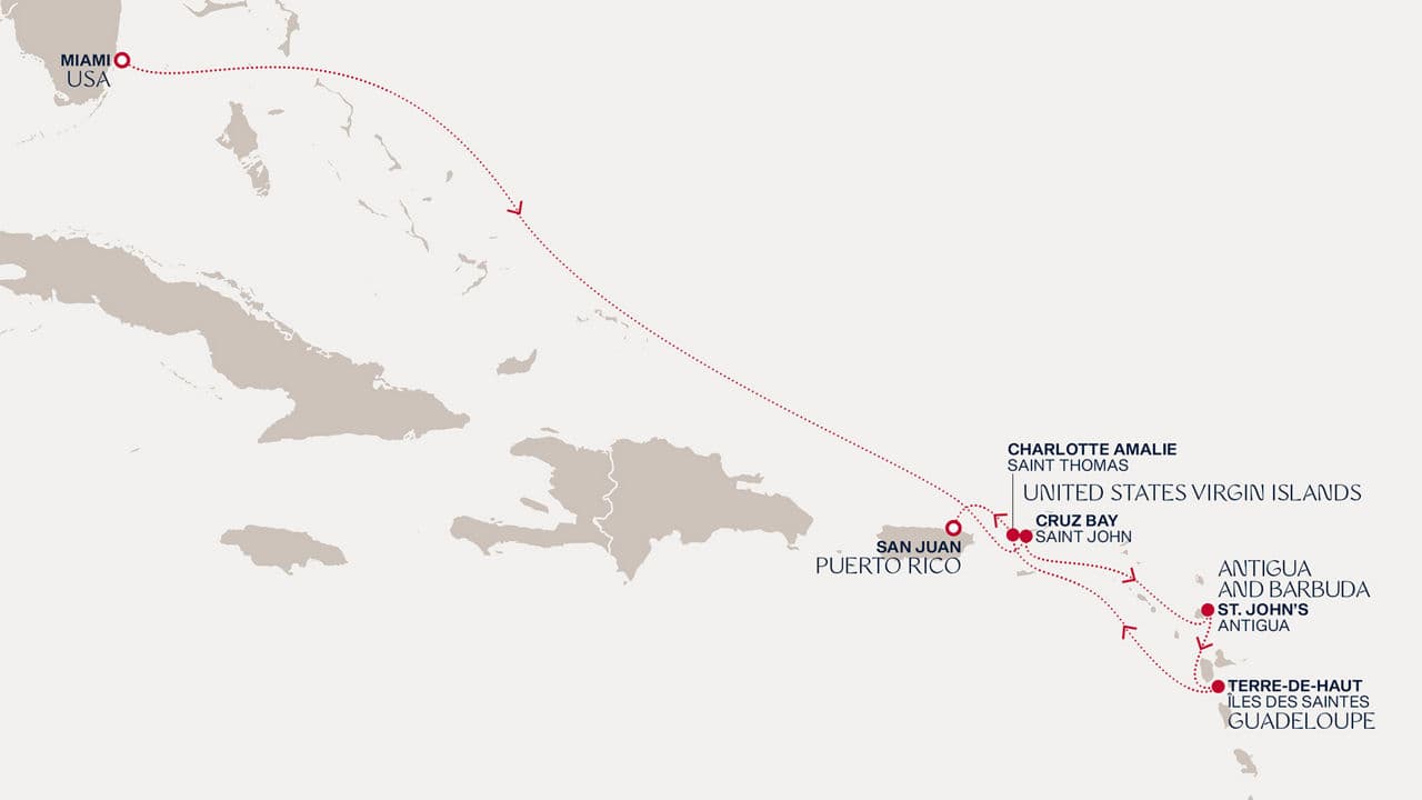 7 nights Caribbean cruise on EXPLORA III 
from 🇺🇸 Miami to 🇵🇷 San Juan 