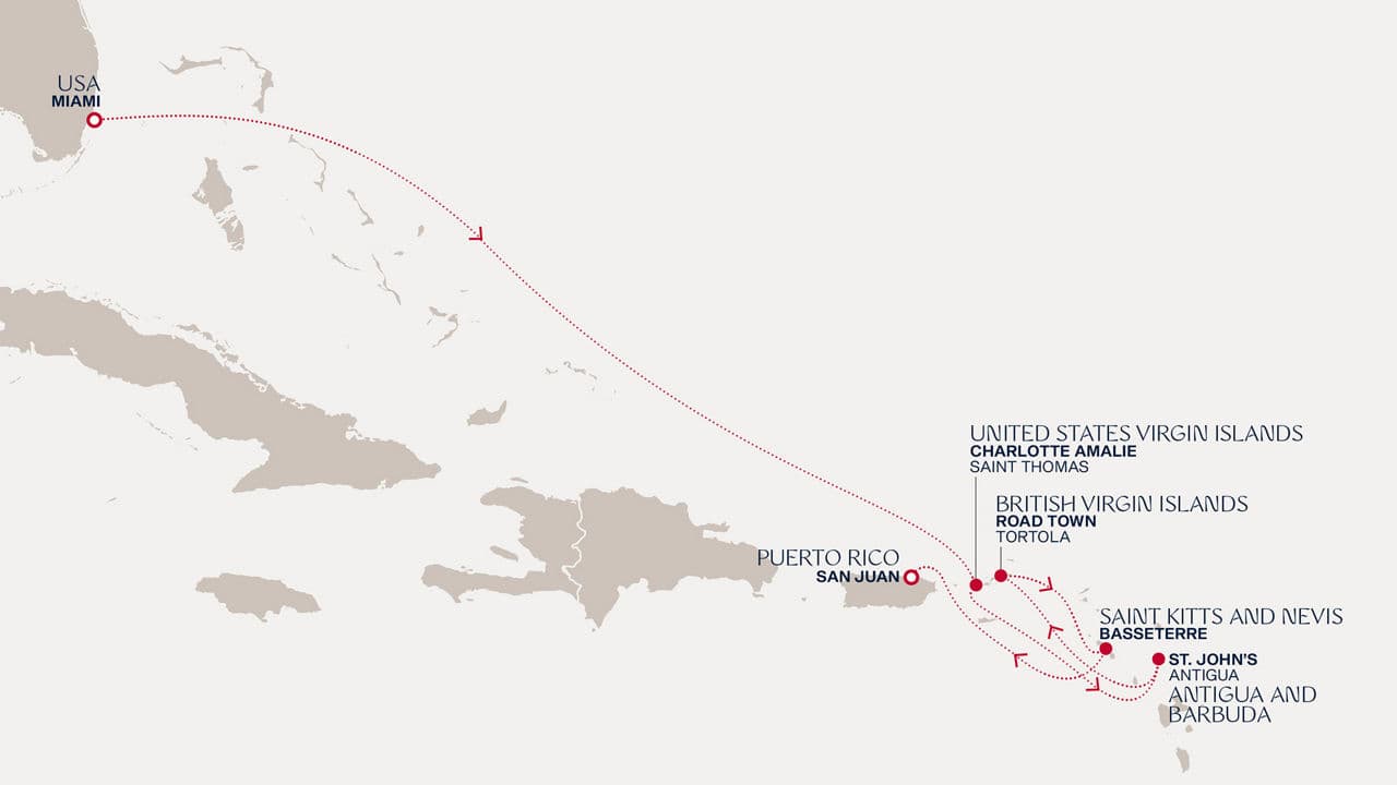 7 nights Caribbean cruise on EXPLORA IV 
from 🇺🇸 Miami to 🇵🇷 San Juan 