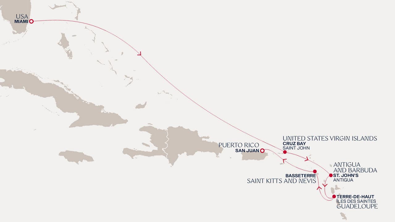 7 nights Caribbean cruise on EXPLORA IV 
from 🇺🇸 Miami to 🇵🇷 San Juan 