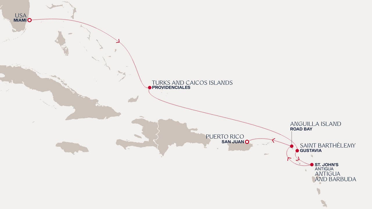 7 nights Caribbean cruise on EXPLORA IV 
from 🇺🇸 Miami to 🇵🇷 San Juan 