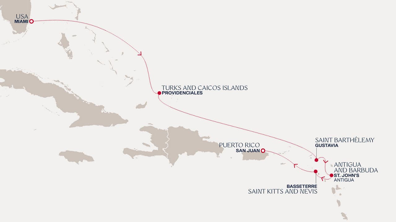 7 nights Caribbean cruise on EXPLORA IV 
from 🇺🇸 Miami to 🇵🇷 San Juan 