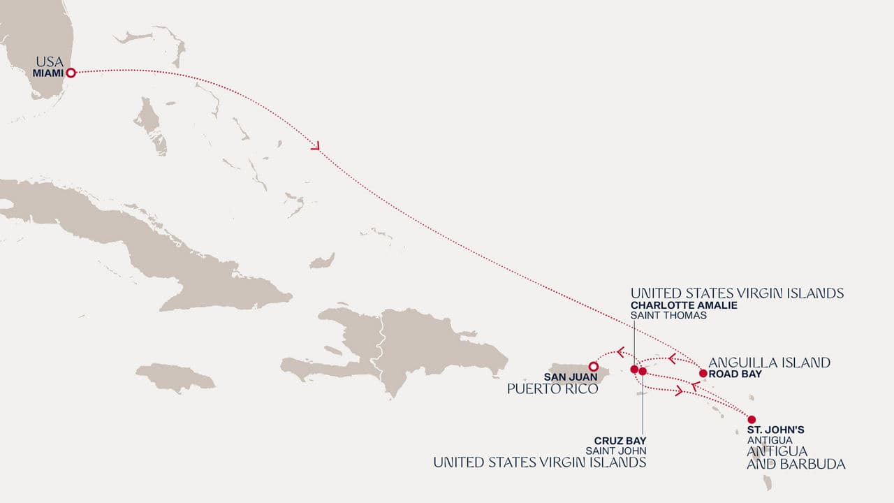 7 nights Caribbean cruise on EXPLORA II 
from 🇺🇸 Miami to 🇵🇷 San Juan 