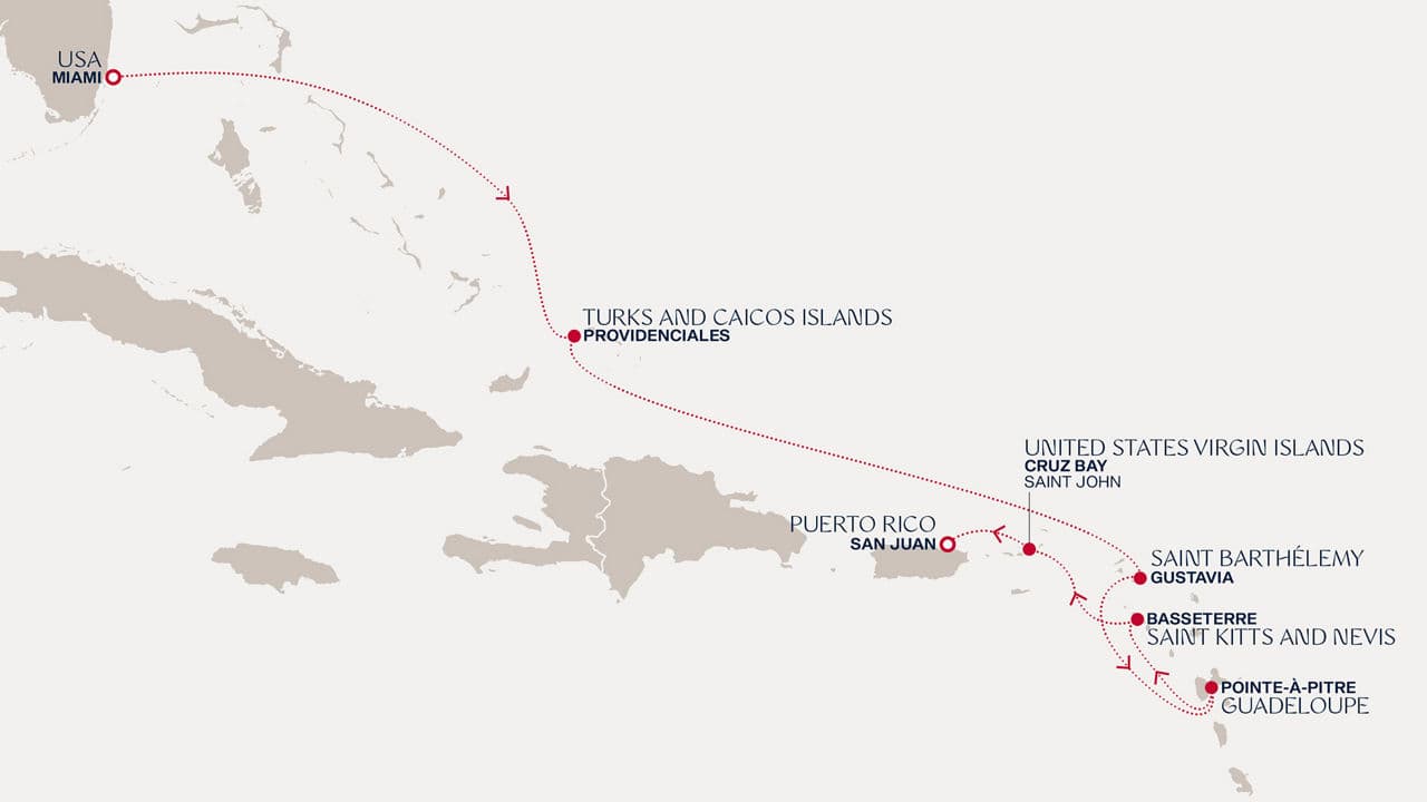 8 nights Caribbean cruise on EXPLORA IV 
from 🇺🇸 Miami to 🇵🇷 San Juan 