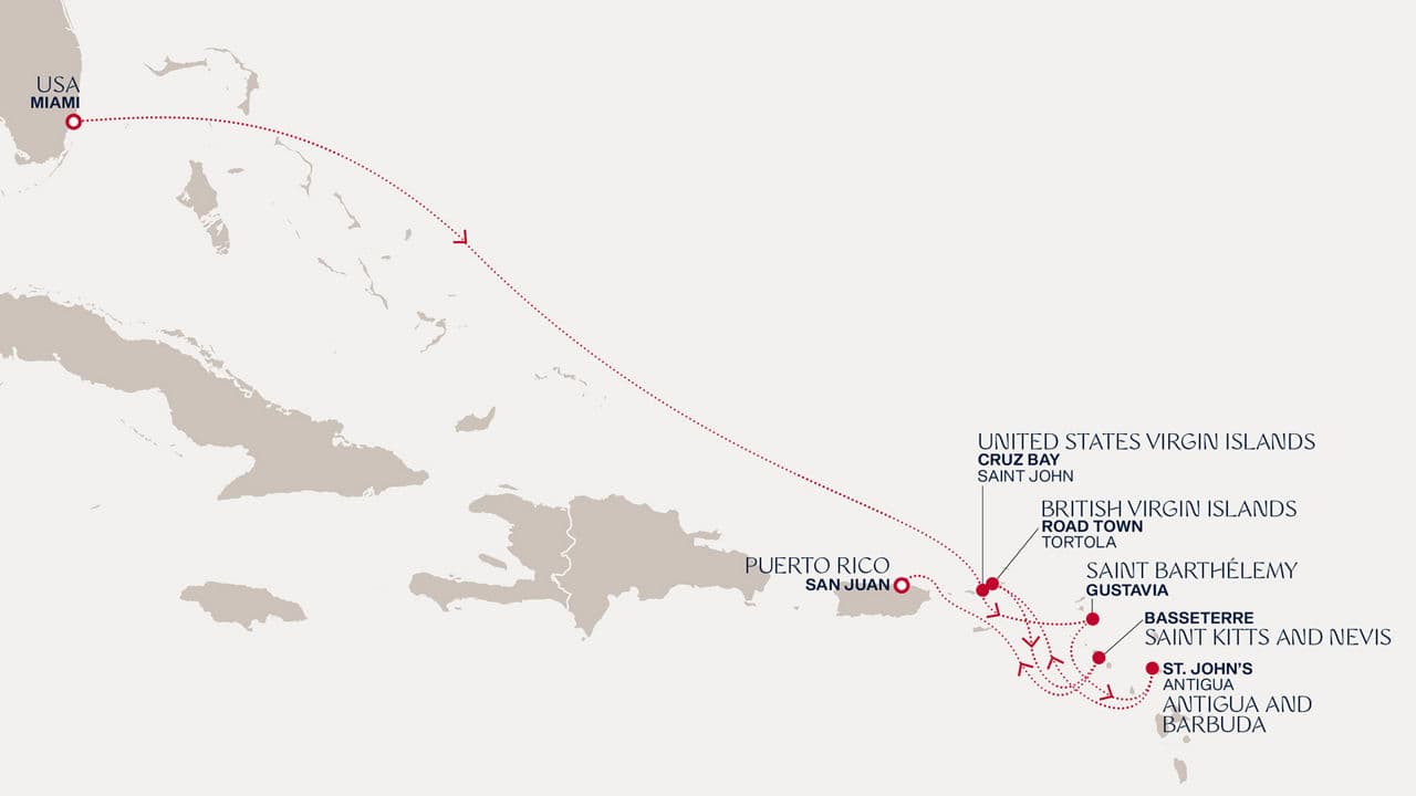 8 nights Caribbean cruise on EXPLORA III 
from 🇺🇸 Miami to 🇵🇷 San Juan 