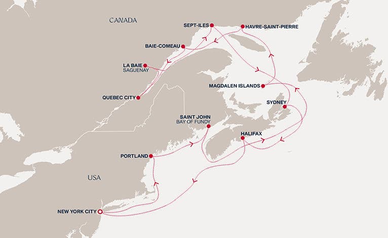 15 nights North East American cruise on EXPLORA III 
from 🇺🇸 New York 