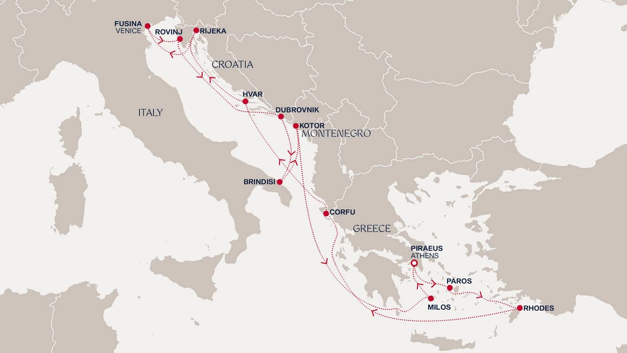 14 nights Mediterranean cruise on EXPLORA II 
from 🇬🇷 Piraeus 