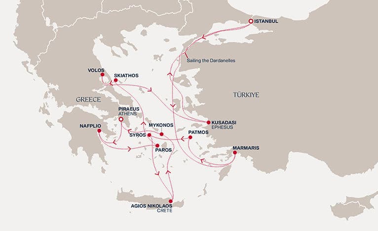 14 nights Mediterranean cruise on EXPLORA II 
from 🇬🇷 Piraeus 