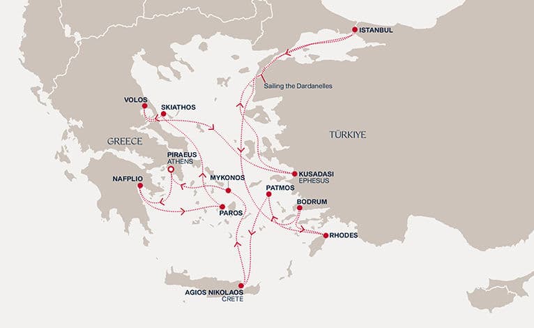 14 nights Mediterranean cruise on EXPLORA II 
from 🇬🇷 Piraeus 