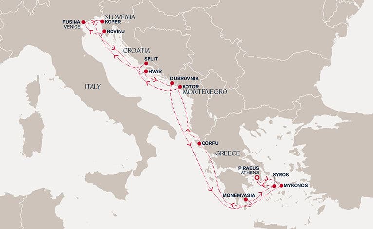 14 nights Mediterranean cruise on EXPLORA I 
from 🇬🇷 Piraeus 