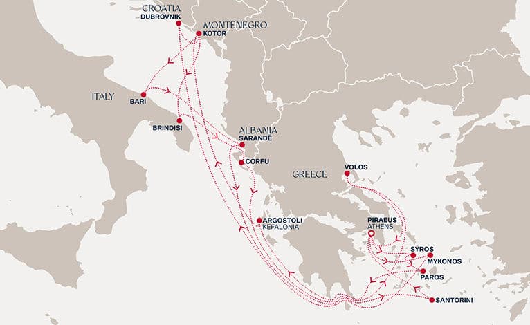20 nights Mediterranean cruise on EXPLORA II 
from 🇬🇷 Piraeus 