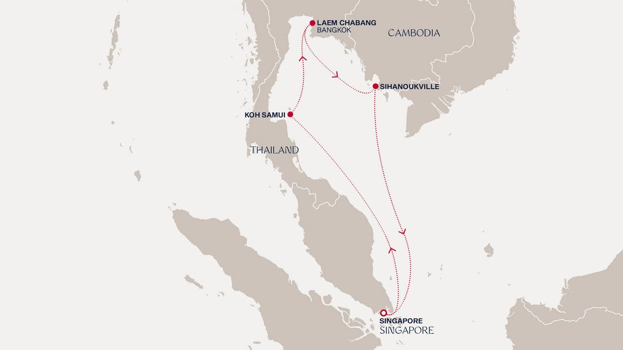 7 nights cruise on EXPLORA III 
from 🇸🇬 Singapore 