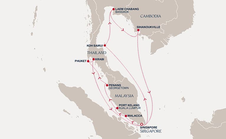 14 nights cruise on EXPLORA III 
from 🇸🇬 Singapore 