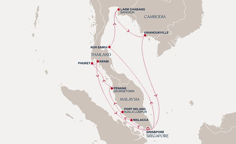 14 nights cruise on EXPLORA III 
from 🇸🇬 Singapore 