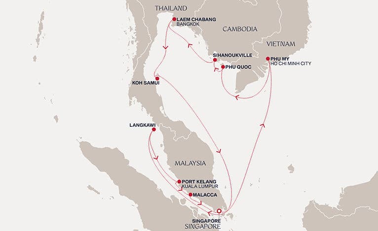 14 nights cruise on EXPLORA III 
from 🇸🇬 Singapore 