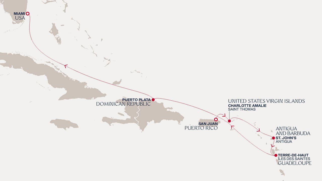 7 nights Caribbean cruise on EXPLORA III 
from 🇵🇷 San Juan to 🇺🇸 Miami 