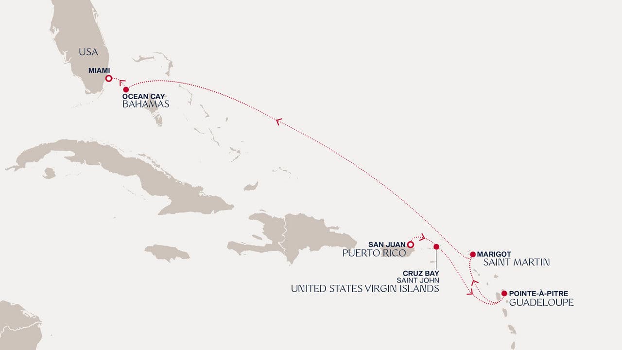 7 nights Caribbean cruise on EXPLORA IV 
from 🇵🇷 San Juan to 🇺🇸 Miami 