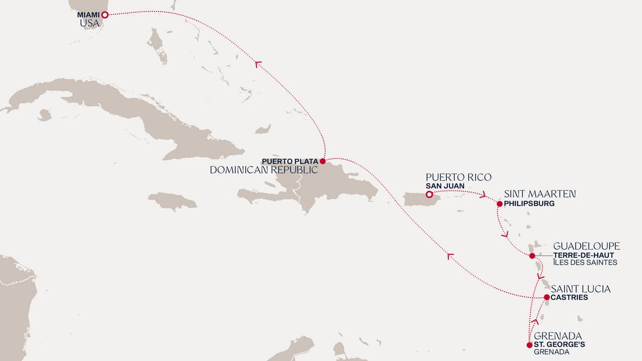 8 nights Caribbean cruise on EXPLORA III 
from 🇵🇷 San Juan to 🇺🇸 Miami 