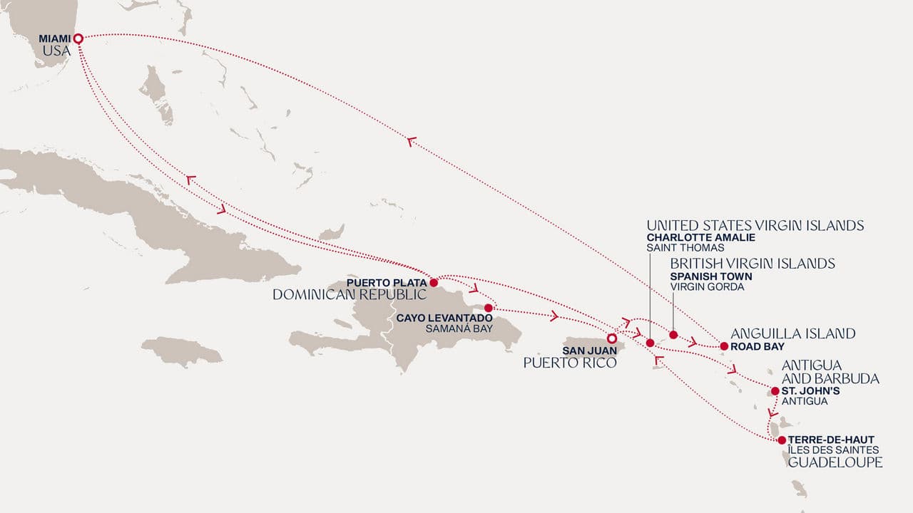 16 nights Caribbean cruise on EXPLORA III 
from 🇵🇷 San Juan to 🇺🇸 Miami 