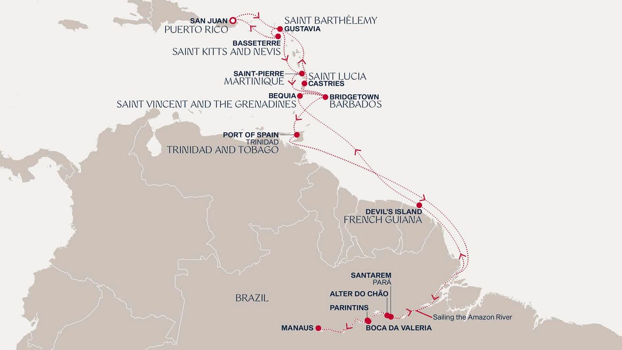 24 nights Transatlantic cruise on EXPLORA I 
from 🇵🇷 San Juan 