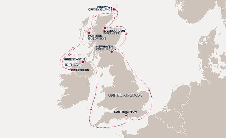 9 nights North European cruise on EXPLORA IV 
from 🇬🇧 Southampton 