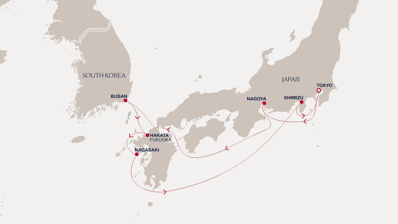 8 nights cruise on EXPLORA III 
from 🇯🇵 Tokyo 