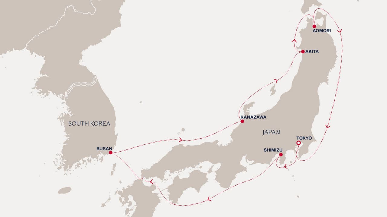9 nights cruise on EXPLORA III 
from 🇯🇵 Tokyo 